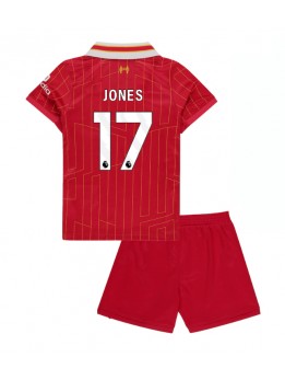 Liverpool Curtis Jones #17 Heimtrikotsatz für Kinder 2024-25 Kurzarm (+ Kurze Hosen)